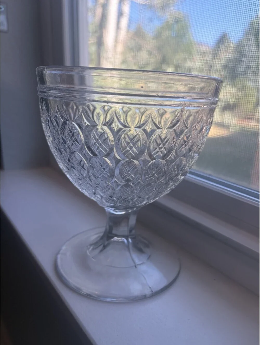 Villeroy & Boch Boston Clear Goblet Crystal 11oz EUC